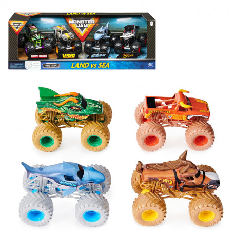 MONSTER JAM SURTIDO DIE CAST 1:64 PACK 4 