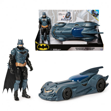 BATMAN BATMOVIL + FIGURA BATMAN 30CM