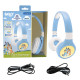 AURICULARES PLEGABLES 2 EN 1 BLUETOOTH Y CON CABLE BLUEY