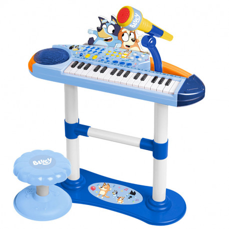 ORGANO CON MICRO PIE Y BANQUETA BLUEY