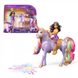ACADEMIA UNICORNIO MINI DOLL SOPHIA + UNICORNIO WILDSTAR CON LUCES 