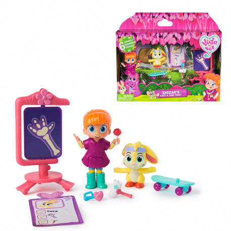 FIGURAS VIDA Y ZIGZAG STORY PACK VETERINARIA DE VIDA