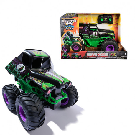 MONSTER JAM SMASH AND BASH GRAVE DIGGER RC 