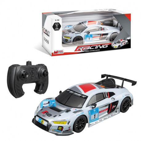 RC 1:14 AUDI R8 FOG MAKER LUCES HUMO Y SONIDOS