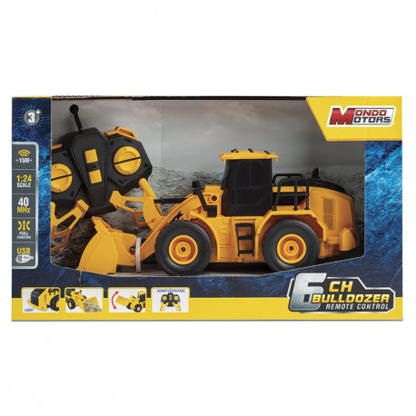 RC 1:24 CONSTRUCTION BULLDOZER 2,4 GHZ