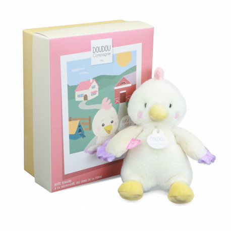 DOUDOU PELUCHE DE LA GRANJA CON CAJA