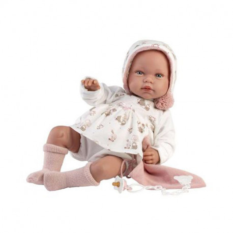 MUÑECA TALA RECIEN NACIDA LLORONA 44CM