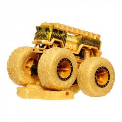 HOTWHEELS MONSTER TRUCKS COCHE DORADO REGALO