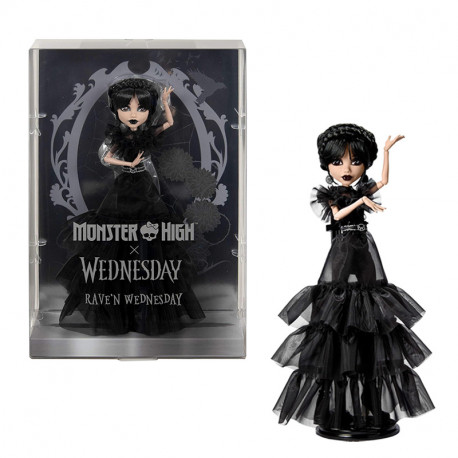 MONSTER HIGH WEDNESDAY VESTIDO CUERVO