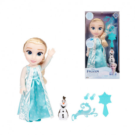 MUÑECA PRINCESA ELSA MUSICAL DE 38 CM  