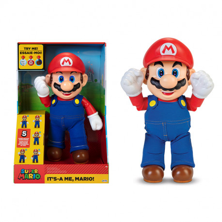 FIGURA 36 CM SUPER MARIO ITS A ME MARIO!