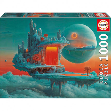 PUZZLE 1000P PLANETA DE FUEGO Y HIELO