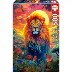 PUZZLE 500P MIRADA MAJESTUOSA DEL LEON