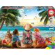 PUZZLE 1000P PERROS EN LA PLAYA