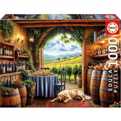 PUZZLE 1000P CANES ET VINUM