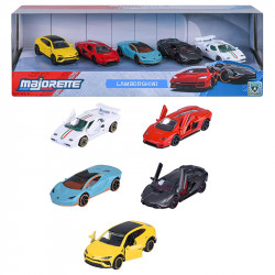MAJORETTE GIFTPACK 5 COCHES LAMBORGHINI 