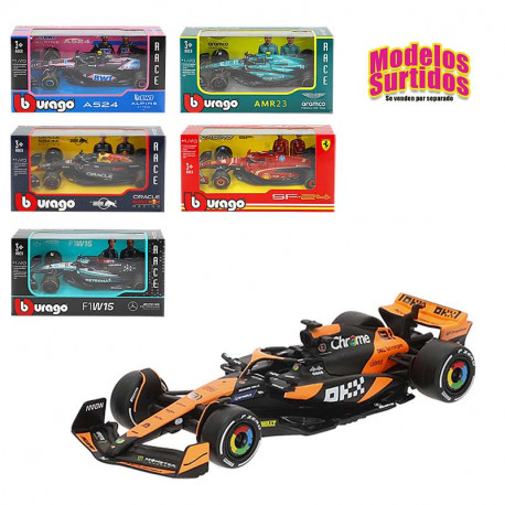 BURAGO 1:43 COCHE F1 2024 STD METAL