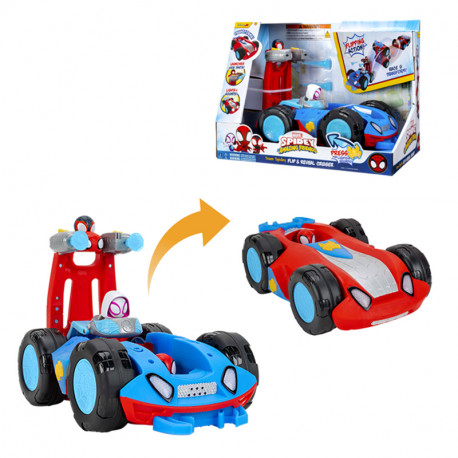SPIDEY VEHICULO DELUXE TEAM FLIP & REVEAL CRUISER 