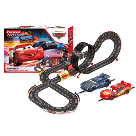 CIRCUITO CARRERA GO!!! CARS NEON NIGHTS (Rayo+Storm) 5,3M