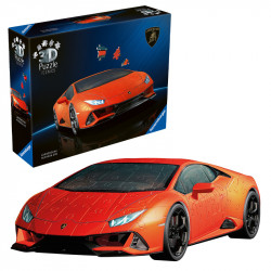 PUZZLE 3D LAMBORGHINI HURACAN EVO NARANJA