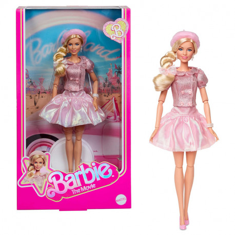 BARBIE THE MOVIE MUÑECA BARBIE CON BOINA ROSA