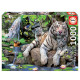 PUZZLE 1000P TIGRES BLANCOS DE BENGALA