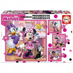 PUZZLE PROGRESIVOS MINNIE HAPPY HELPERS 12P+