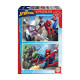 PUZZLE 2x48P SPIDERMAN