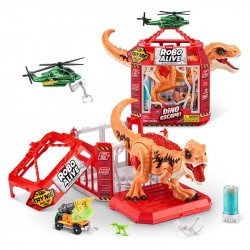 SET DINO CON SONIDO Y ACCESORIOS DINO ESCAPE