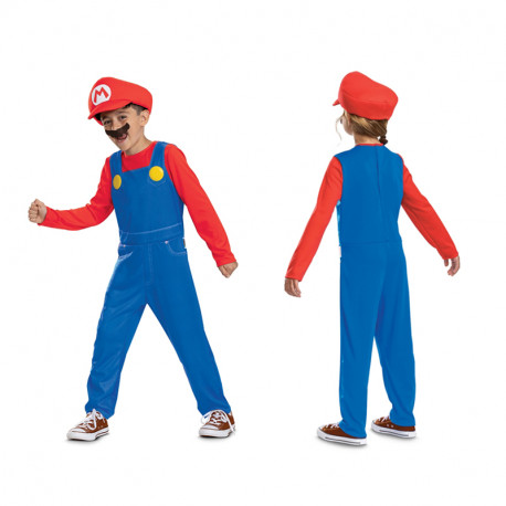 DISFRAZ INF SUPER MARIO ELEVATED FANCY DRESS T.7-8 AÑOS