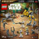 STAR WARS PACK DE COMBATE SOLDADOS CLON DEL 327 CUERPO ESTELAR