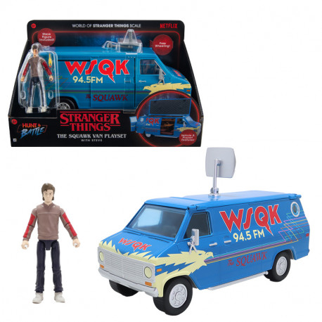 STRANGER THINGS CARAVANA WORLD OF FIGURE + FIGURA STEVE