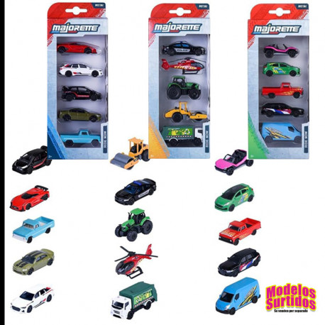 MAJORETTE SET DE 5 COCHES STREET CARS