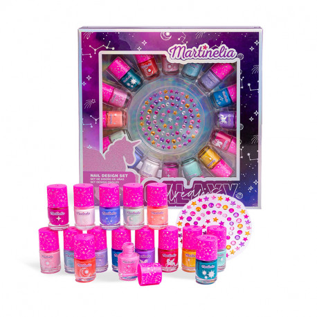 KIT DE UÑAS BRILLANTES MARTINELIA GALAXY DREAMS 