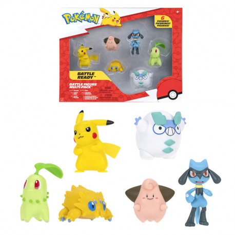 POKEMON BATTLE FIGURE MULTIPACK 6 FIGURAS