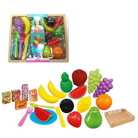 CAJA CON FRUTAS ( 23 PCS ) 