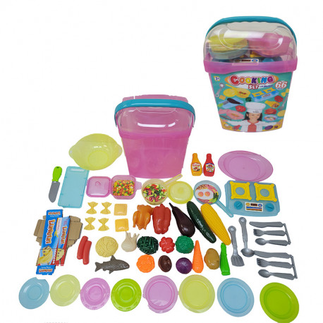 CUBO CON JUEGO DE COCINA ( 66 PCS )