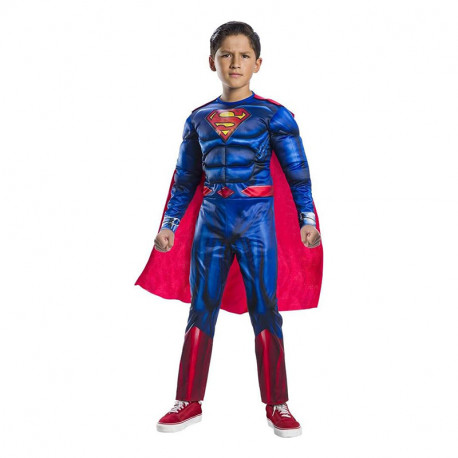 DISFRAZ SUPERMAN BLACK LINE DELUXE INF 8-10 años