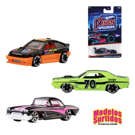 HOTWHEELS SILVER SERIES NEON COCHE SURTIDO