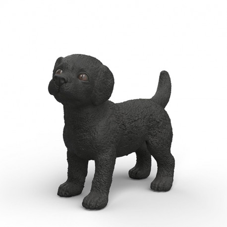 FIGURA CACHORRO LABRADOR RETRIEVER NEGRO