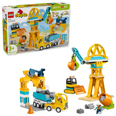 DUPLO OBRA Y VEHICULOS DE CONSTRUCCION 3 EN 1 