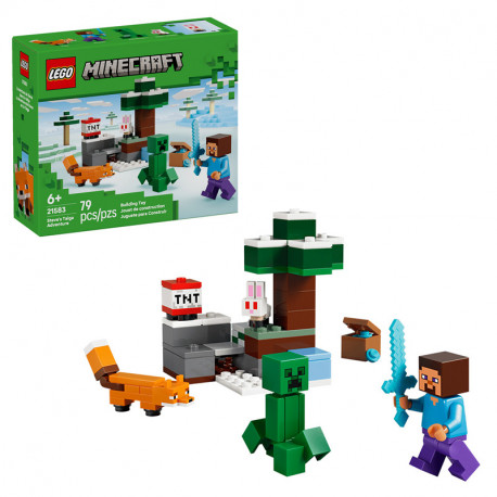 MINECRAFT LA AVENTURA DE STEVE EN LA TAIGA