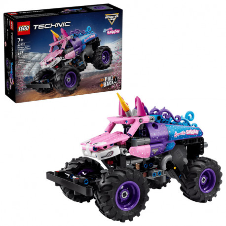 TECHNIC MONSTER JAM SPARKLE SMASH CON MOTOR DE CARGA MANUAL