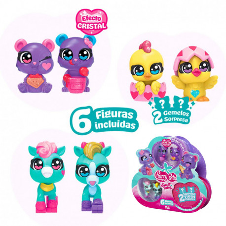 CHERRY PETS SWEET TWINS MULTIPACK 6 FIGURAS