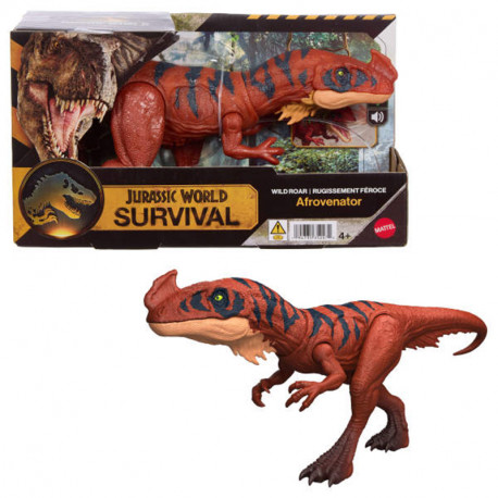DINOSAURIO JURASSIC WORLD WILD ROAR AFROVENATOR