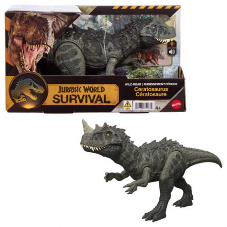 DINOSAURIO JURASSIC WORLD WILD ROAR CERATOSAURUS
