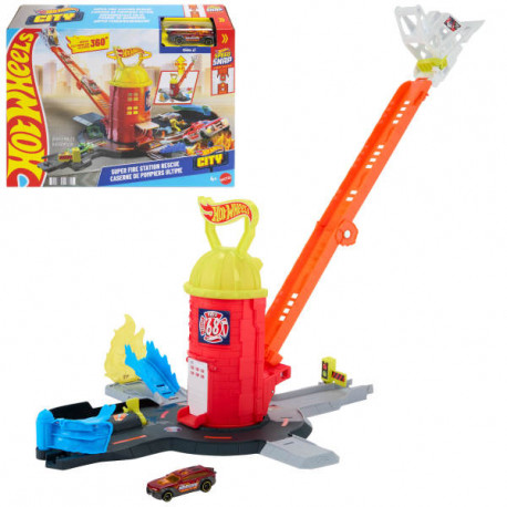 HOTWHEELS CITY ESTATION DE BOMBEROS