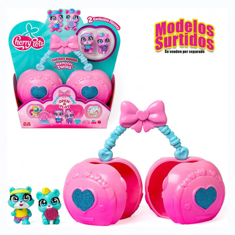 CHERRY PETS CHERRY HOUSES HAMSTER TWINS