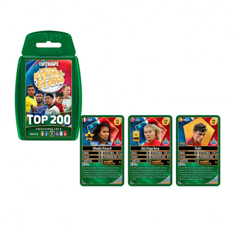 FUTBOL MUNDIAL TOP 200 SET TRADING CARDS SDO 3