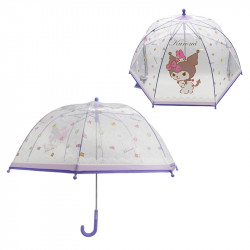 SANRIO KUROMI PARAGUAS MANUAL INFANTIL TRANSP. BURBUJA 48 CM
